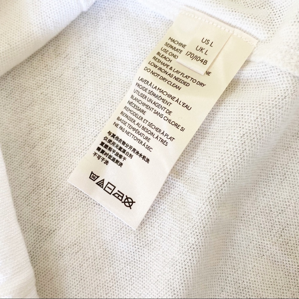FREE PEOPLE Military Mix Henley Ivory Combo Large - Picture 7 of 9